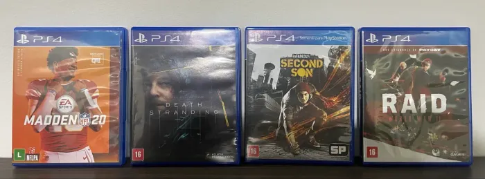 Lote 4 jogos PlayStation 4 - death stranding PS4