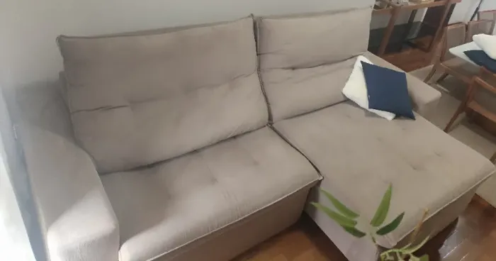 Sofá retratil de molas