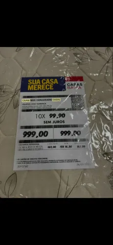 Vendo cama casal molas ensacadas novíssima