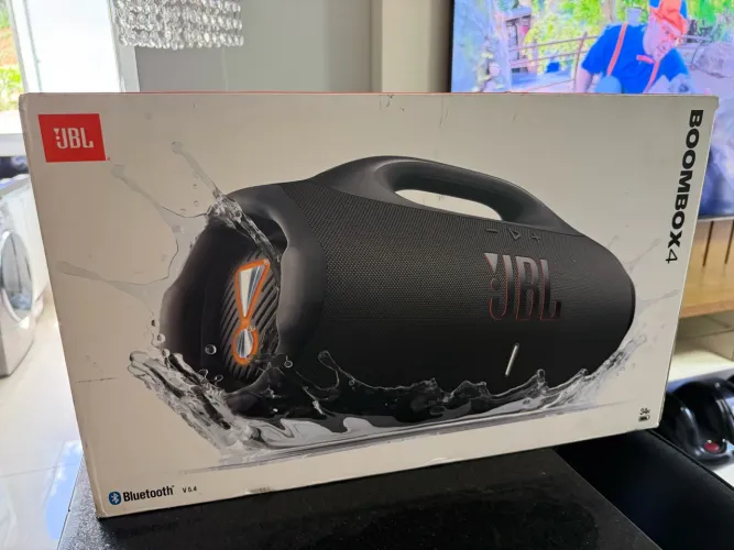Jbl boombox 4 lacrada com nota fiscal e garantia