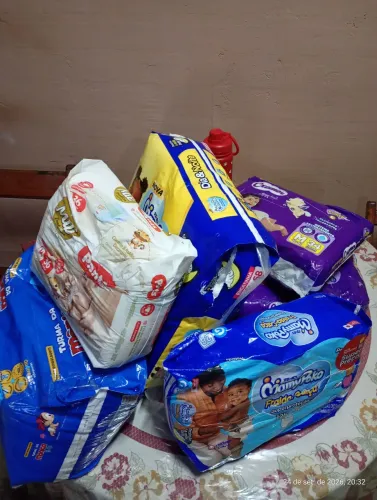 Fraldas e calças descartáveis turma da Monica, Cremer, mamypoko e Mili 