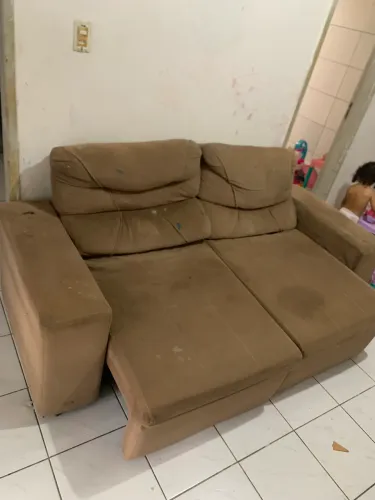 Sofá retrátil 3 lugares