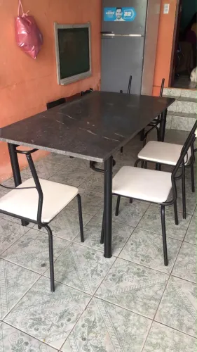 Mesa pedra de mármore