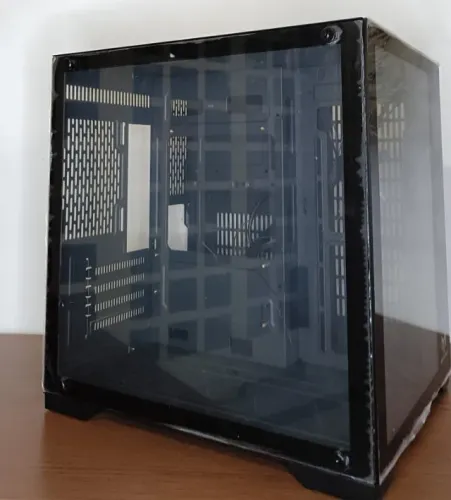 Gabinete Gamer Aquário Orion MetalRed Preto