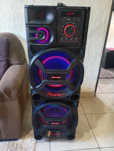 Caixa de som amvox 1500W