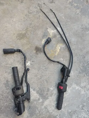 Guidão Ninja250R Esq/Dir completo 