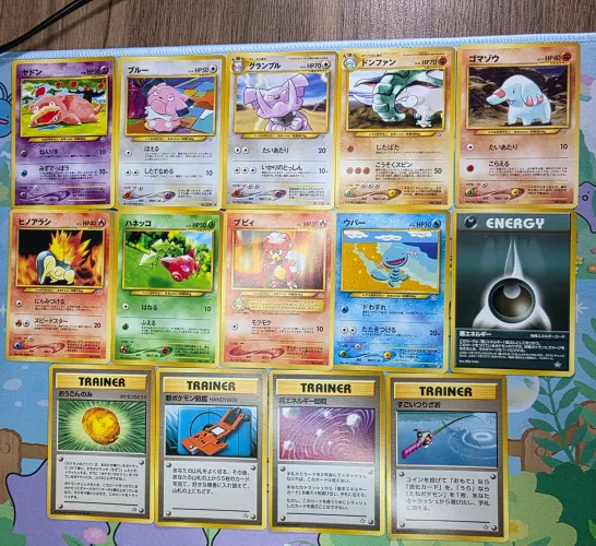 Lote cartas pokemon Neo Genesis japonesas
