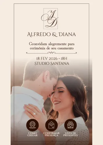 Convite de Casamento
