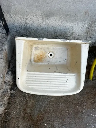 Tanque de Louça Branco para Lavanderia / Área de Serviço