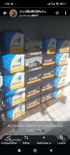 Bateria automotiva ligue *6