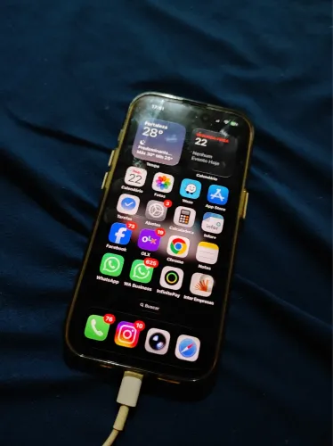 iPhone 14 Pro 256gb tela trincada