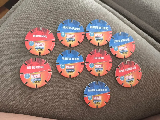 Tazos (discos) Bistek x Marvel