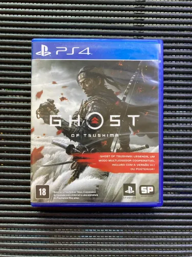 Jogo Ghost Of Tsushima PS4 - Mídia Física Original (Perfeito Estado)