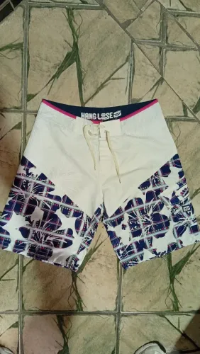 Bermuda masculina surf Wang loose 