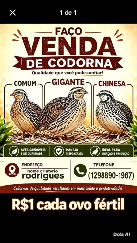 Codorna gigante