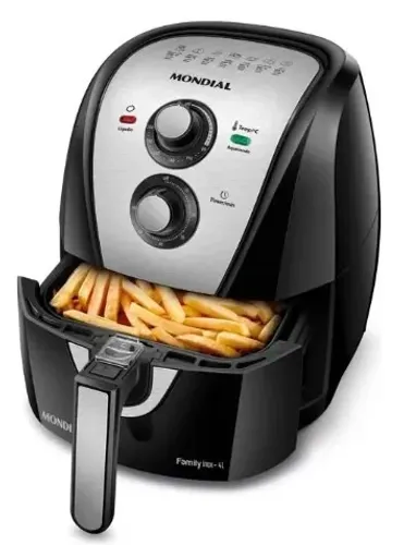 Otima Fritadeira Sem Óleo Air Fryer 4L Mondial 1500W - AFN-40-BI 