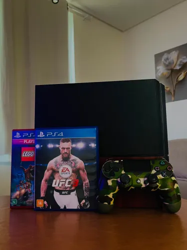 PS4 FAT + CONTROLE + JOGOS