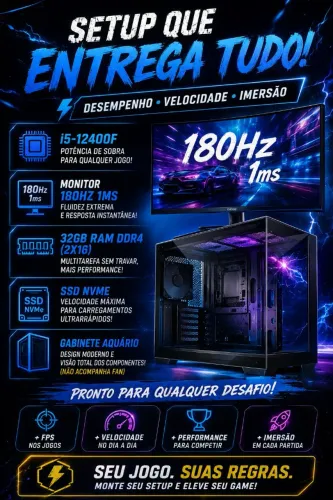 Pc gamer - Roda tudo.