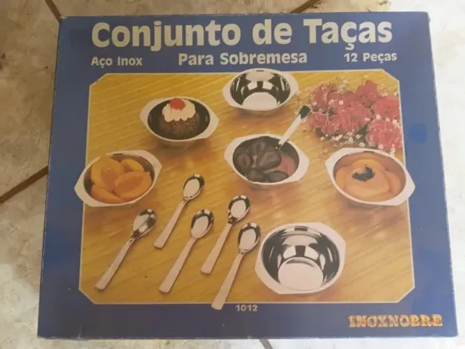 Conjunto de Taças para sobremesa (Aço Inox)