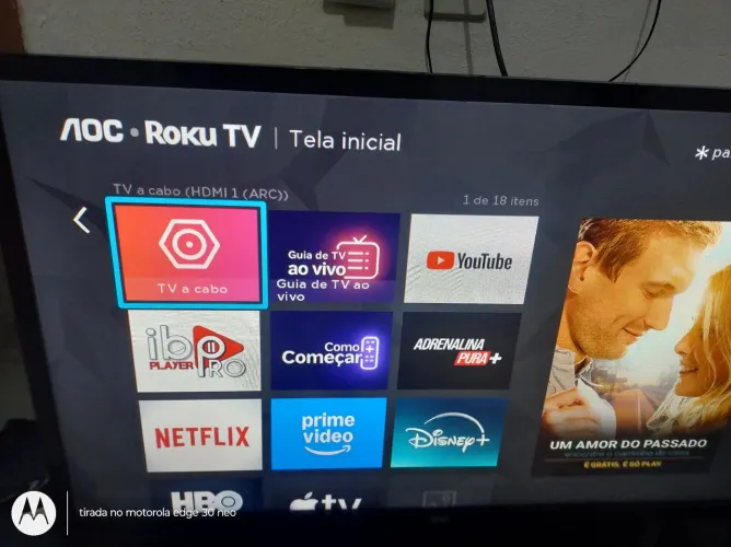 Smart tv AOC ROKU 32 " $500