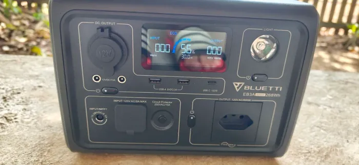 Bluetti EB3A 60OW, 268Wh 120V