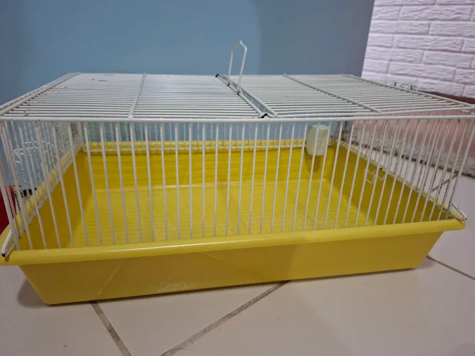 Gaiola para hamster e acessórios 