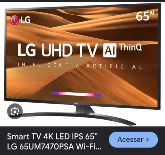 Vendo tv smart 65 polegadas LG Qled!