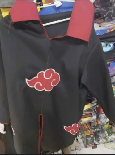 Manto akatsuk infantil  tam P ( 4 a 8 anos) novo