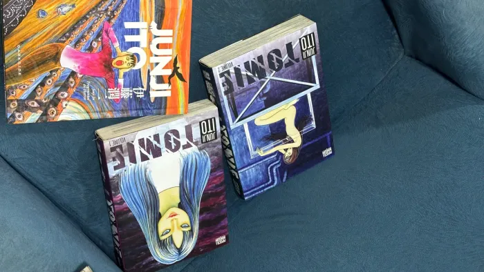 Lote mangá junji Ito Tomie 1 e 2 + fragmentos do horror