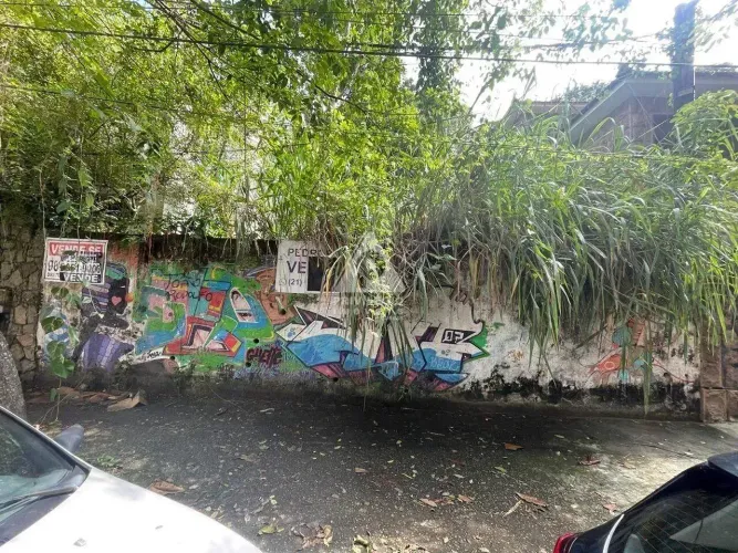 Terreno Plano 357m² com Licença para Multifamiliar Rua Major Rubens Vaz, Gávea