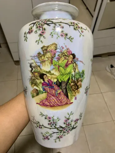 Vaso de porcelana 