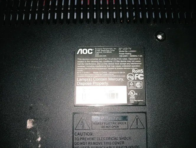 Monitor tv 