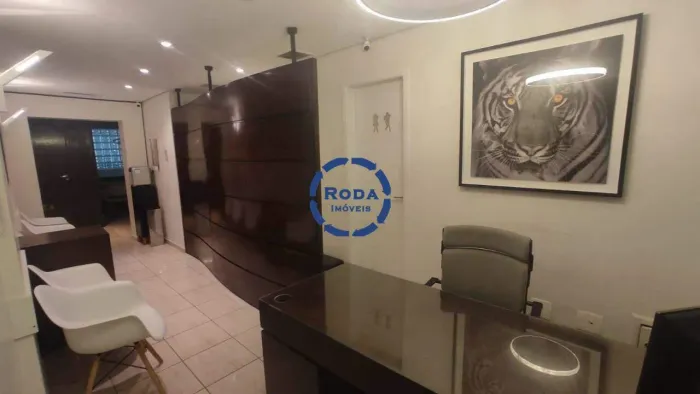 Sala Comercial Montada para Consultório Odontológico Gonzaga, Santos/SP