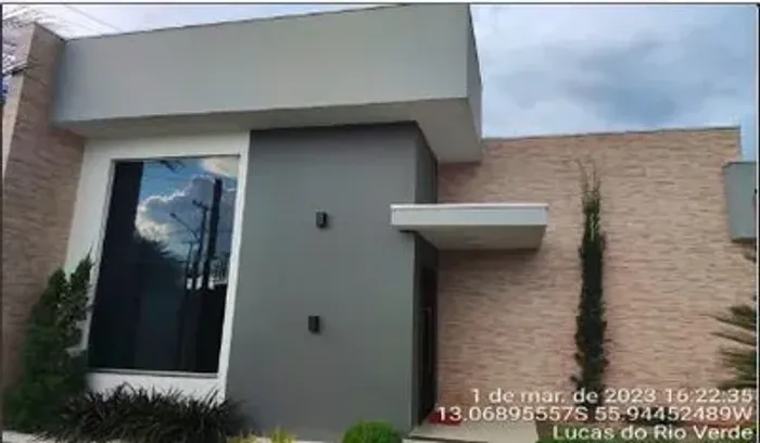 Casa com 135,52 m², 1 Vaga - Parque das Emas, Lucas do Rio Verde/MT - Entrada de 30% + Sal