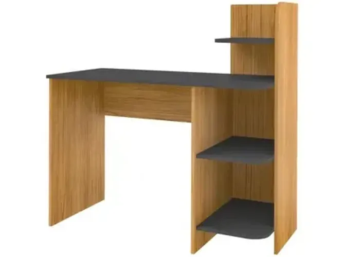 Mesa para computador / estudo com prateleiras - ótimo custo-benefício