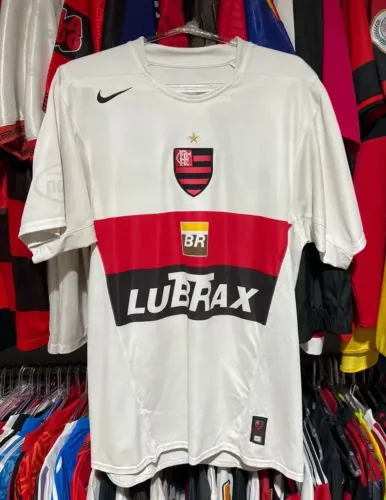 CAMISA NIKE FLAMENGO 2004/06 - Branca (modelo visitante ou jogo 2)