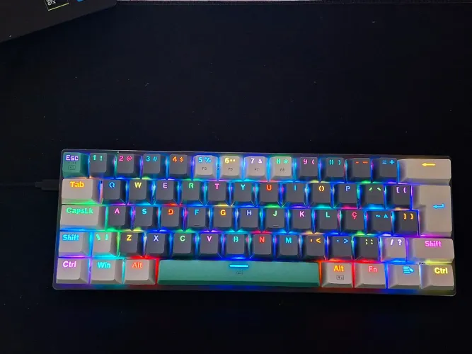 TECLADO MECANICO RGB MACHENIKE K500 B61 MINI SWITCH BROWN