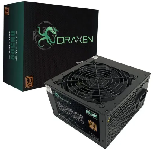 Fonte draxen 500w plus bronze