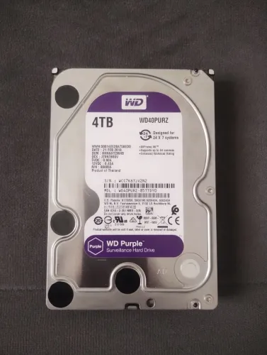 HARD DISK WD PURPLE 4TB ORIGINAL