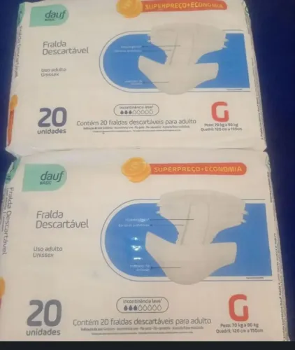 Fraldas geriatrica