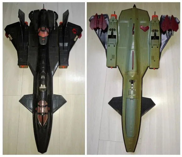Aeroforça noturna GI JOE Comando em ação - com danos