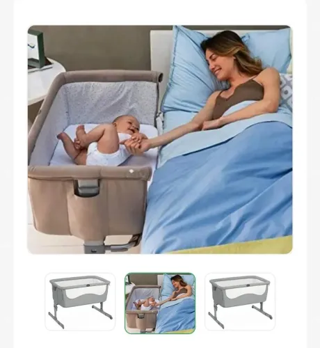 Berço Portátil Acoplado (Cinza) - Chicco