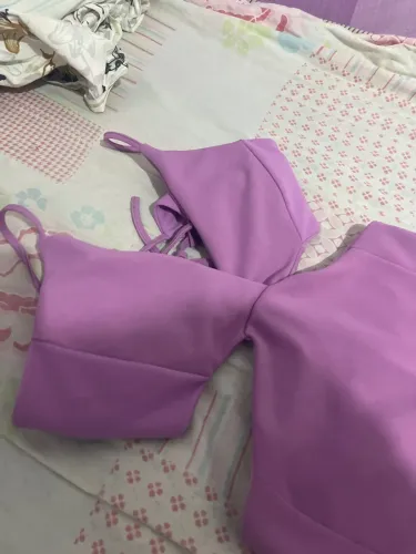 Macacão lilás lindo, delicado e estiloso! Em ótimo estado, ideal para diversas ocasiões.