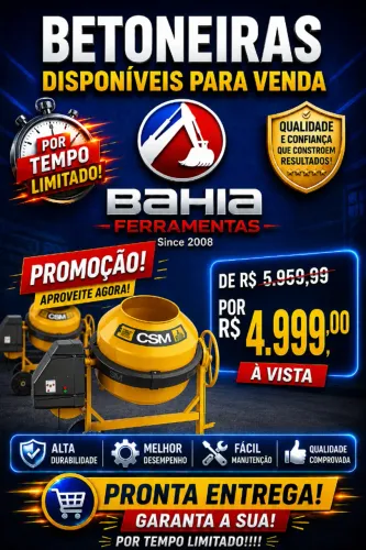 BETONEIRA 400L 110/220V MONO