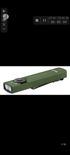 Lanterna Olight Arkfeld Pro 1300 Lúmens Laser Verde E Uv