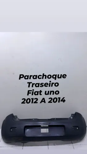 Parachoque traseiro Fiat uno 2012 A 2014 original 