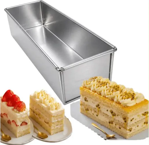 2 formas de bolo retangular (Slice Cake)