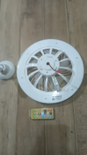 VENTILADOR COM LAMPADA CONTROLEREMO LANSAMENTO CONTROLE REMOTO