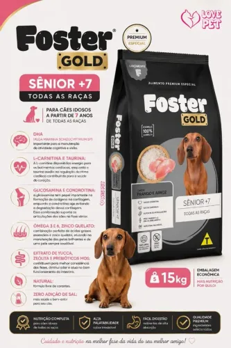Foster Gold Senior 7+saco de 15kg