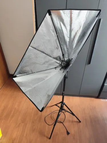 Kit 2 luzes de estúdio softbox